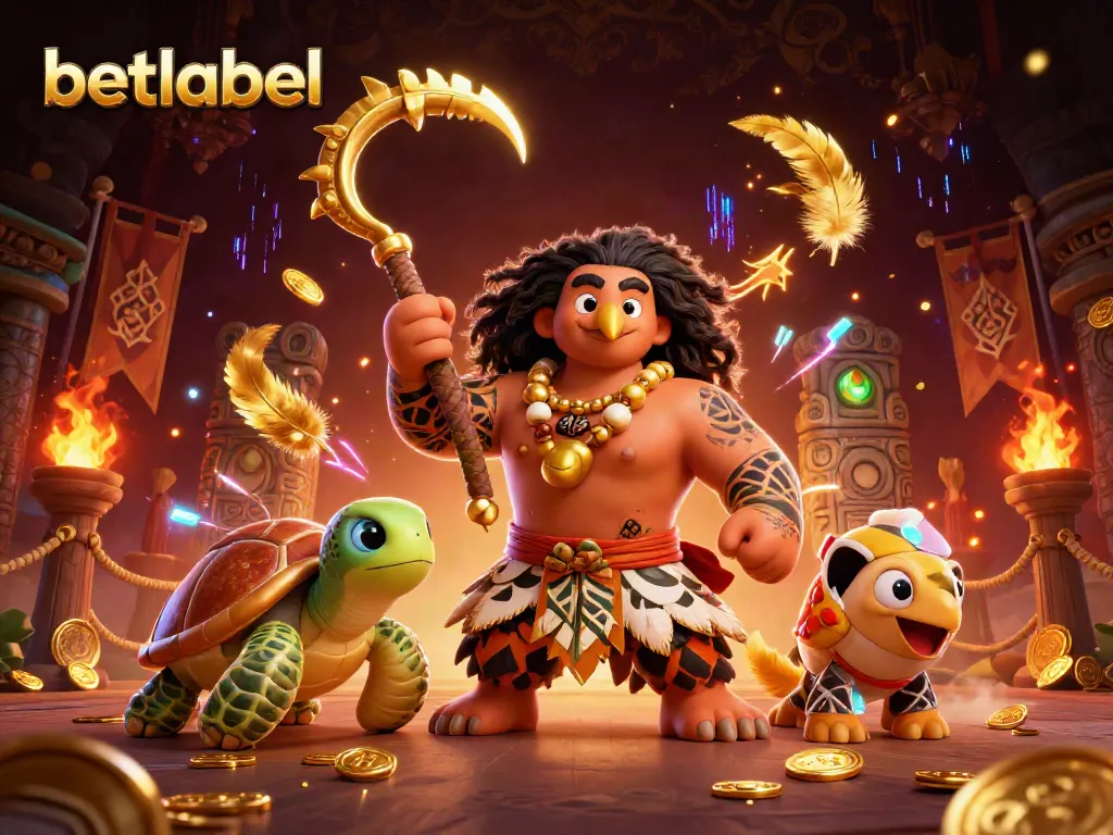 Experience immersive gaming at betlabel with a dynamic, vibrant casino illustration.